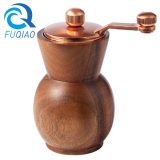 Wooden Manual Salt and Pepper Mill for Home Hotel Restaurant